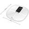 LITTLE BALANCE Witte aangesloten weegschaal 180kg / 100g