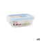 Hermetische Lunchtrommel Quttin Transparant Rechthoekig 375 ml (12 Stuks)