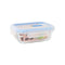 Hermetische Lunchtrommel Quttin Transparant Rechthoekig 375 ml (12 Stuks)
