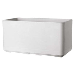 Muret Plantenbak - DEROMA - Cosmo - Parel - Met waterreservoir - Wielen - 78 cm