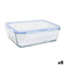 Hermetische Lunchtrommel LAV Grijs Transparant 1,9 L (8 Stuks)