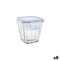 Hermetische Lunchtrommel LAV Blauw Transparant 700 ml (8 Stuks)