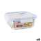Hermetische Lunchtrommel Quttin Boho Transparant 1,1 L (6 Stuks)