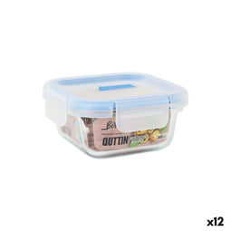 Hermetische Lunchtrommel Quttin Boho Transparant 0,3 L (12 Stuks)