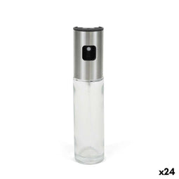 Flesje La Mediterránea Luxe Transparant Zilverkleurig Glas 100 ml (24 Stuks)