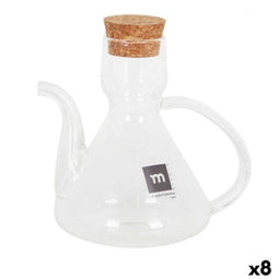Flesje La Mediterránea Bell Transparant Siliconen Borosilicaatglas 275 ml (8 Stuks)