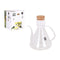 Flesje La Mediterránea Bell Transparant Siliconen Borosilicaatglas 1 L (4 Stuks)