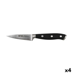 Schilmes Quttin Bull Zwart Zilverkleurig Roestvrij staal 9 cm (4 Stuks)