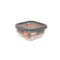 Hermetische Lunchtrommel MasterChef Grijs Transparant Vierkant 530 ml (12 Stuks)