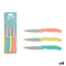 Schiller messenset Quttin Basic Multicolour Roestvrij staal 9 cm 3 Onderdelen (18 Stuks)