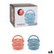 Set Lunchboxen ThermoSport Blauw Rood Staal Plastic 600 ml 2 Onderdelen (6 Stuks)