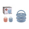 Set Lunchboxen ThermoSport Blauw Rood Staal Plastic 600 ml 2 Onderdelen (6 Stuks)