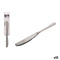 Messen Set Quttin Antártica Zilverkleurig Roestvrij staal 21,6 x 1,8 cm 2 Onderdelen (12 Stuks)