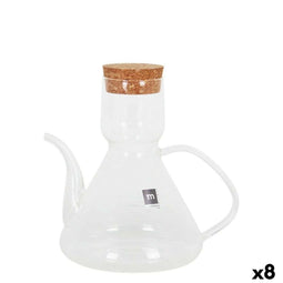 Flesje La Mediterránea Bell Transparant Siliconen Borosilicaatglas 500 ml (8 Stuks)