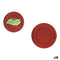 Bordenset Algon Rood 23 cm 10 Onderdelen (18 Stuks)
