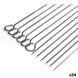 Barbecuespiesset Algon Metaal 27 cm 6 Onderdelen (24 Stuks)