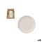 Bordenset Algon Wit 22 cm 25 Onderdelen (18 Stuks)