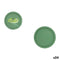 Bordenset Algon Groen 20 cm 10 Onderdelen (24 Stuks)