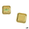 Bordenset Algon Gouden 20 cm 10 Onderdelen (18 Stuks)