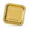 Bordenset Algon Gouden 26 cm 3 Onderdelen (18 Stuks)