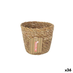 Veelzijdige mand Privilege Bruin vlechtwerk Rond ø 12 x 11 cm (36 Stuks)