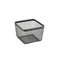 Veelzijdige mand Confortime Zwart Metaal 24,5 x 24,5 x 17 cm (8 Stuks)