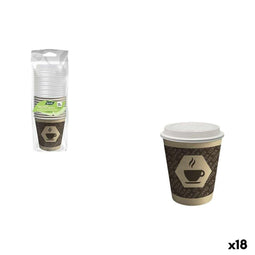 Glazenset Algon Bruin 120 ml 12 Onderdelen (18 Stuks)