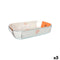 Serveerschaal MasterChef Rechthoekig 3,2 L 33 x 22 x 6,5 cm 33 x 22 cm (5 Stuks)