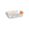 Serveerschaal MasterChef Rechthoekig 2,2 L 27 x 18 cm (5 Stuks)