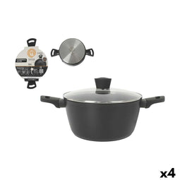 Kookpot met Deksel MasterChef 24 cm (4 Stuks)