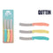Keukenmes Quttin Basic 20 cm 0,8 mm 3 Onderdelen (12 Stuks)