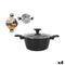 Kookpot met Deksel MasterChef 24 cm 2,5 mm (4 Stuks)