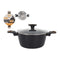 Kookpot met Deksel MasterChef 28 cm 2,5 mm (4 Stuks)