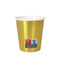 Glazenset Algon Gouden 200 ml 10 Onderdelen (18 Stuks)