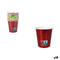 Glazenset Algon Rood 200 ml 10 Onderdelen (18 Stuks)