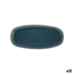Serveerschaal La Mediterránea Ocean blue 25,5 x 11,7 x 2,3 cm (12 Stuks)