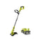 Trimmer / Kantenrichter - RYOBI - Knipsel Ø 25-30 cm - Draad Ø 1 x 1,6 mm - 1 accu 18 V 5 Ah en 1...