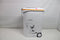 Pet food canister Curver 794096 Met wieltjes Wit Plastic 20 kg 54 L 49,3 x 27,8 x 60,5 cm