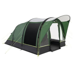 Opblaasbare kampeertent - 4 plaatsen - KAMPA - Brean 4 AIR - Groen en zwart