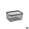 Veelzijdige mand Confortime Zwart Metaal 30,5 x 23 x 15,2 cm (8 Stuks)