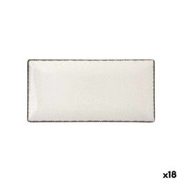 Serveerschaal La Mediterránea Anllo Rechthoekig 30 x 15 x 2 cm (18 Stuks)