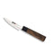 Keukenmes Quttin PETTY Takamura Bruin Zilverkleurig 9 cm (12 Stuks)