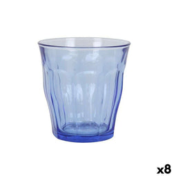 Glazenset Duralex Picardie Marineblauw 6 Onderdelen 310 ml (8 Stuks)