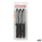 Messen Set Cuyfor Filo Zwart Zilverkleurig 6 Onderdelen (24 Stuks)