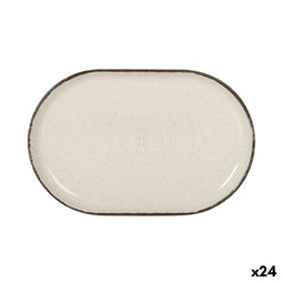 Serveerschaal La Mediterránea Anllo Ovalen 20 x 13 x 2 cm (24 Stuks)