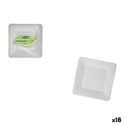 Bordenset Algon 18 cm 25 Onderdelen (18 Stuks)
