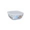 Lunchbox Duralex Wit Transparant 610 ml (12 Stuks)