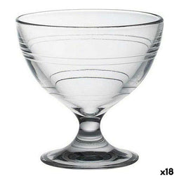 Glas voor ijs en milkshakes Duralex Gigogne Transparant 250 ml (18 Stuks)