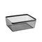 Veelzijdige mand Confortime Zwart Metaal 30,5 x 40,5 x 15,2 cm (6 Stuks)