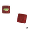 Bordenset Algon Rood 18 cm 12 Onderdelen (18 Stuks)